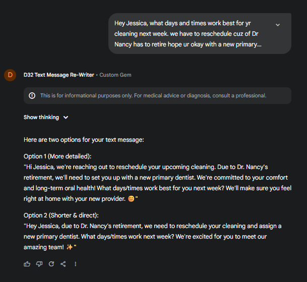 Gemini-Powered Communication Assistant for Dental32 - Image 3